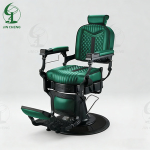 Sillas de <span class=keywords><strong>Barbería</strong></span> Profesionales Portátiles JINCHENG al por Mayor para Corte de Cabello, Salón de Belleza Personalizado en Negro - Product Image 1