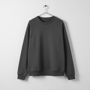 Pull en molleton de coton français pour homme avec logo personnalisé au dos, couleur unie, écologique, coupe oversize, taille XS - Product Image 1