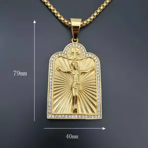 Firstmadam 14K 18K 24K oro puro 5D oro duro clásico dijes colgante joyería