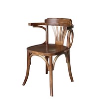 Chaise de salle à manger en bois massif au design nordique contemporain, durable, avec revêtement en tissu rétro nordique, idéale pour la maison, le bar et la villa