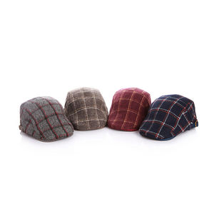 Gorro de Invierno MIO para Niños, Nuevo Modelo, Estilo Ivy, Patrón a Cuadros, Gorro Suave para Niño, Boina Vintage, Gorras Británicas de Moda - Product Image 2
