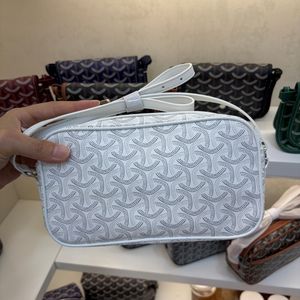 럭셔리 디자이너 가죽 캐주얼 크로스바디 백 여성용 미디엄 핸드백 카메라 백 남성용 새들 숄더백 - Product Image 2