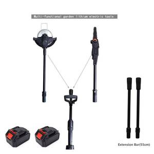 Scie <span class=keywords><strong>à</strong></span> chaîne électrique sans fil Steeltreks 21V 550W 6 pouces pour branches hautes, mini-tronçonneuse rétractable longue portée – Offre Spéciale - Product Image 3