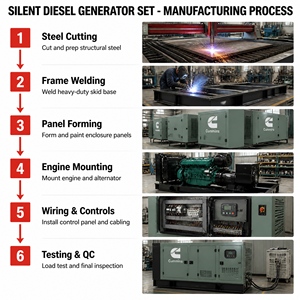 Cummins Original QSK60-G8 Diesel <strong>Generator</strong> Set 2250KVA 1800KW High-power Industrial Diesel Genset 10.5KV 50Hz <strong>Generator</strong> Diesel - Product Image 6
