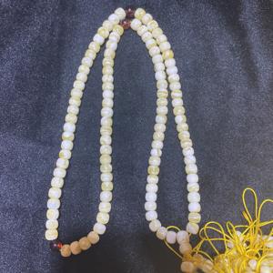 Presa di fabbrica naturale ambra Baltica di Alta qualità bianco ambra braccialetto branelli di preghiera Musulmani 108 - Product Image 3