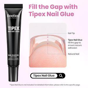 ปลายเล็บอะคริลิค Tipex <span class=keywords><strong>Lite</strong></span> Apex รูปทรงอัลมอนด์ ขนาดกลาง 96 ชิ้น 16 ขนาด สำหรับต่อเล็บ แบบมีลายฉลุ ใส สำหรับทำเล็บธรรมชาติ ผลิตในจีน - Product Image 6