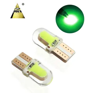 مصباح COB T10 194 168 W5W COB 8 SMD LED, موصل كان بزجاج السيلكا ، إضاءة بيضاء ساطعة ، مصباح إضاءة مزود برخصة ، مصباح عملي 180LM 6500K ، مصباح COB