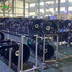 Jantes forgées 5*114.3 5*120 19 20 21 22 24 pouces en alliage d'aluminium <span class=keywords><strong>noir</strong></span> pour G Class <span class=keywords><strong>Maclaren</strong></span> SV - Product Image 6