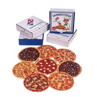 Nouvelles pochettes Mylar refermables anti-odeur de 3,5 g, découpées sur mesure, pour pizzas exotiques, avec emballage en boîte