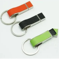 Clé USB en cuir en forme de sifflet avec logo personnalisé, USB 2.0 USB 3.0, 4 Go 8 Go 16 Go 32 Go 64 Go avec porte-clés, clé USB de haute qualité
