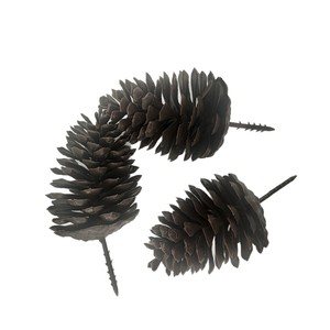 Piñas de Pino Simuladas de Plástico, Adornos para Árboles de Navidad, Accesorios para Manualidades, Piezas para Bricolaje, Estilo Europeo Americano, Forma Irregular - Product Image 4