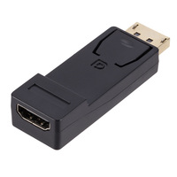Adaptateur DP mâle vers HDMI femelle, convertisseur HDMI pour PC, ordinateur portable, projecteur et HDTV