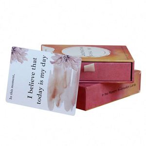 Outil portable anti-stress : Cartes d'affirmation pour la relaxation et la méditation quotidienne guidée, avec logo personnalisé - Product Image 3