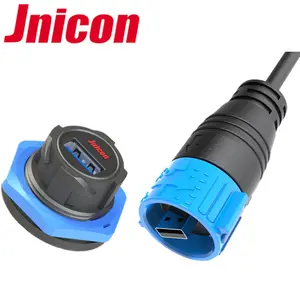 Usb Type A Connector Jnicon M25 Male Female Waterproof USB Connector Ip67