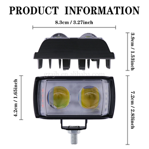 Nouveaux Mini feux de conduite pour <span class=keywords><strong>moto</strong></span> Led avertissement tout-terrain Led antibrouillard camion remorque auxiliaire <span class=keywords><strong>moto</strong></span> systèmes d'éclairage - Product Image 2