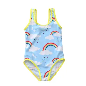 Sommer Little Girl Tanga Einteiliger Badeanzug Mädchen Sexy Bade bekleidung Baby Bades horts Sexy Kids Bikini Bademode 2022
