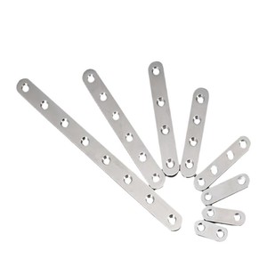 Connecteur d'angle plat en acier inoxydable 56 mm – Accessoire de quincaillerie durable pour meubles - Product Image 3