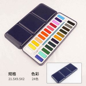 Kit de 12 aquarelles solides avec toile en papier et support de peinture en verre, pigments de haute qualité premium - Product Image 4