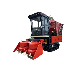 Crawler mounted tractor mounted grass silage straw feed harvester