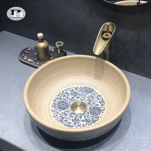 Mueble de Baño de Cerámica de <span class=keywords><strong>Diseño</strong></span> Moderno con Lavabo Redondo y Capacidad de 12L - Product Image 3