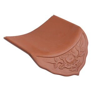 Trung Quốc truyền thống mái mờ không tráng men phong cách Châu Á gạch đất nung - Product Image 3