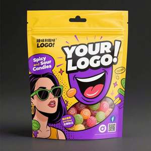 ถุงบรรจุลูกกวาดทนต่อเด็ก1ก.-14ก. ทนทานถุงยืนขึ้นได้พิมพ์โลโก้ได้ตามต้องการ - Product Image 1