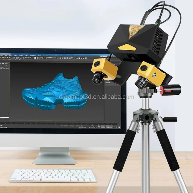 Dreambot3d Metrology Grade 6.3 Million Pixels High Precision Fast Scan Industrial Structured Light Tripod Type 3D Scanner