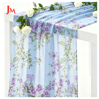 Nouveau design, tissu en polyester chiffon tissé respirant à imprimé floral numérique personnalisé pour robe et jupe femme
