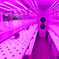 Système aquaponique OEM haute rigidité pour serre, culture hydroponique verticale en goutte-à-goutte, culture en eau profonde, avec éclairage LED et pompe