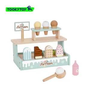 Ice Cream Stand Popsicle Rack Afternoon Tea Kitchen Simulated Ice Cream Sales Store Toys