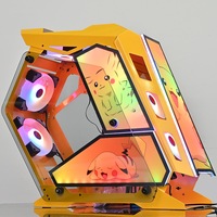 Nouvel Ordinateur de Jeu RVB Vertical sur Mesure Micro ATX 2023 avec Tour de PC de Bureau Pas Cher et Verre Trempé