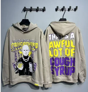 Vente en gros : Sweats à capuche et pulls doublés surdimensionnés à demi-zip en 100% coton, à motifs graphiques d'automne, personnalisables, Awful <span class=keywords><strong>Lot</strong></span> of Cough Syrup Unisex - Product Image 1