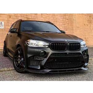 Splitter per paraurti anteriore in fibra di carbonio stile V per <span class=keywords><strong>BMW</strong></span> F85 F86 X5M X6M 2014-2019 - Product Image 6