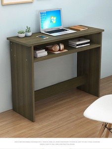 Escritorio de Computadora Moderno de 40 cm para Oficina, Montado en la Pared, Largo y Estrecho, Panel Rectangular de Madera de 30 cm de Ancho, Uso Comercial, <span class=keywords><strong>Mesa</strong></span> Lateral de Pared de 20 cm - Product Image 5
