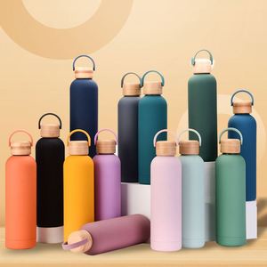 New Style Drinking Vacuum Eco Friendly 500Ml Stainless Steel Double Wall Insulated Custom Logo Sports Water <b>Bottles</b> - Product Image 3