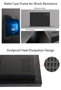 จอภาพระบบสัมผัสอุตสาหกรรมแบบติดผนังขนาด 19 นิ้ว สำหรับใช้งานกลางแจ้ง ความสว่างสูง กันน้ำ กันการระเบิด - Product Image 6