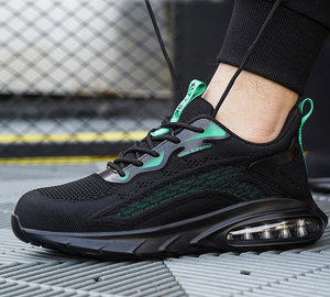 Chaussures <span class=keywords><strong>de</strong></span> sport unisexes d'hiver <span class=keywords><strong>de</strong></span> haute qualité avec embout en acier, respirantes, en maille, plateforme rouge, pour le basketball, décontractées, blanches, pour la marche - Product Image 5