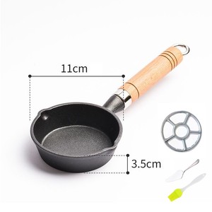 Sartén Antiadherente Pre-sazonada para Mini Panqueques, Omelettes, Galletas Horneadas, Brownies y Huevos, con Orificio para Colgar, Color Negro - Product Image 6