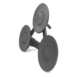 ตัวดูดอลูมิเนียมสีดำ Triple Pad,ตัวดูดพันธมิตรสำหรับกระเบื้องหินอ่อนแก้ว - Product Image 5