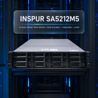 Servidor en Rack 1U SA5212M5 de 12 Bahías SAS, Servidor de Almacenamiento de Alta Capacidad, Servidor IT Empresarial, Suministro OEM