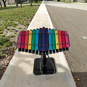 Aire de jeu souple pour enfants en plein air Jungle Caoutchouc Acier inoxydable Instrument de musique Basson Fabriqué Musical extérieur - Product Image 6