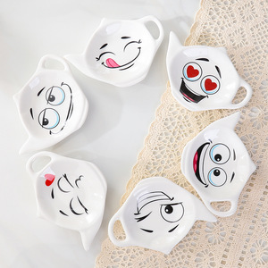 Platos <span class=keywords><strong>de</strong></span> Cerámica Creativos Personalizados para Condimentos y Salsas, con Acabado <span class=keywords><strong>de</strong></span> Color sobre Vidrio, Pintados a Mano, para Salsa <span class=keywords><strong>de</strong></span> Soya - Product Image 2