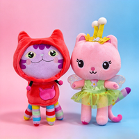 Nouvelle Peluche Anime Transfrontalière Chat Coquin, Chat à Quatre Pattes, Chat en Boîte et Maison de Poupée Fée des Fleurs