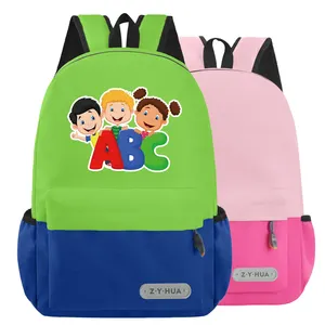 कस्टम शीर्ष गुणवत्ता सरल शैली फैशन प्रचारक बच्चों बैग किताब बैग काले स्कूल बैग बच्चों के लिए