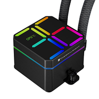 Refroidisseur de processeur liquide Thermalright Magic Qube 360 ARGB NOIR avec écran numérique intelligent, ventilateurs 2000 RPM pour LGA1700 AM5