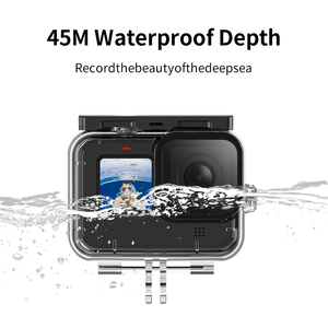 TELESIN Professional 45M Plongée Boîtier Étanche Pour <span class=keywords><strong>GoPro</strong></span> <span class=keywords><strong>Hero</strong></span> 12/11/10/<span class=keywords><strong>9</strong></span> Caméra de Sport Noire - Product Image 3