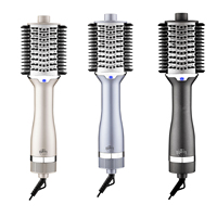 Brosse sèche-cheveux multi-usages, styler à air chaud avec céramique ionique et brosse ronde pour un brushing professionnel et un lissage