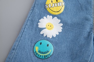 Conjunto de Ropa de Verano para Bebés Niños E2woo, Chaleco sin Mangas con Estampado de Cara Sonriente, Algodón Orgánico, Moda Infantil - Product Image 6