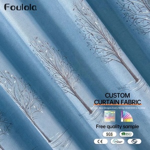 Suministro de fábrica <span class=keywords><strong>Brach</strong></span> Pattern 80% Tela de cortina de poliéster Jacquard opaca de alto grado - Product Image 1