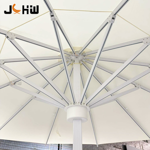 <span class=keywords><strong>Parasol</strong></span> de terrasse en alliage d'aluminium de 5m, 6m, 7m, 8m, 9m, grand format, avec éclairage LED, pour hôtel, complexe hôtelier, restaurant, jardin extérieur, <span class=keywords><strong>parasol</strong></span> pare-soleil - Product Image 6
